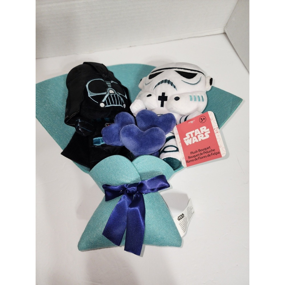 STAR WARS Valentine's Day Plush Bouquet plushies Darth Vader Stormtrooper